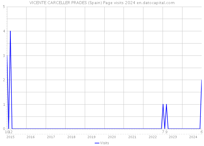 VICENTE CARCELLER PRADES (Spain) Page visits 2024 