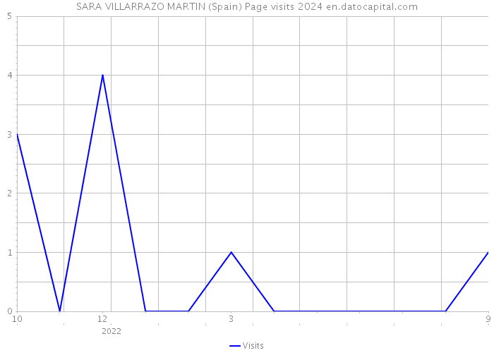 SARA VILLARRAZO MARTIN (Spain) Page visits 2024 