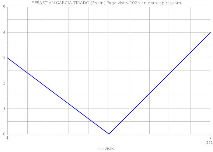 SEBASTIAN GARCIA TIRADO (Spain) Page visits 2024 