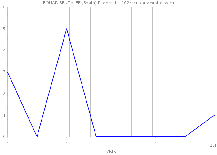 FOUAD BENTALEB (Spain) Page visits 2024 