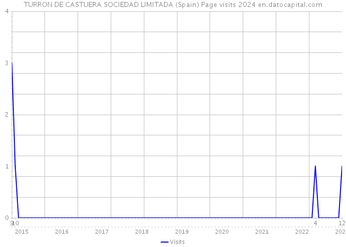 TURRON DE CASTUERA SOCIEDAD LIMITADA (Spain) Page visits 2024 