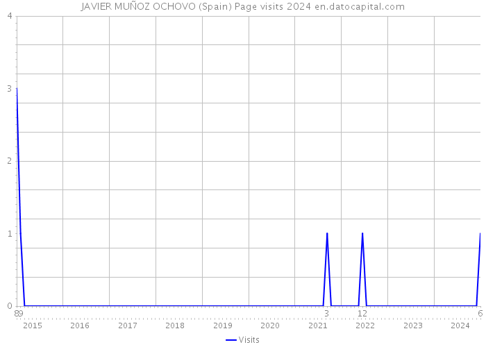 JAVIER MUÑOZ OCHOVO (Spain) Page visits 2024 