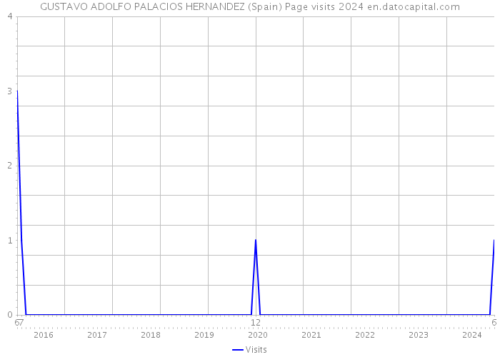GUSTAVO ADOLFO PALACIOS HERNANDEZ (Spain) Page visits 2024 