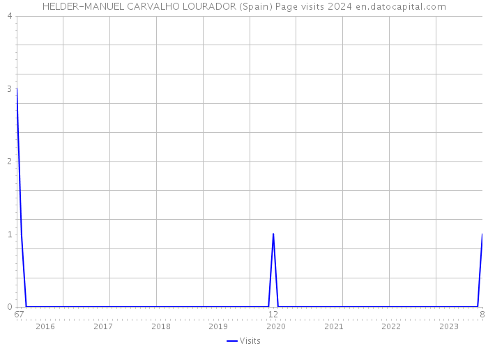 HELDER-MANUEL CARVALHO LOURADOR (Spain) Page visits 2024 