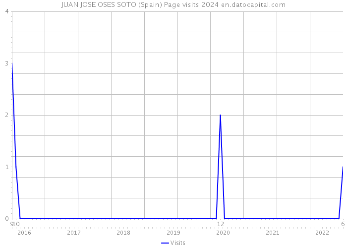 JUAN JOSE OSES SOTO (Spain) Page visits 2024 