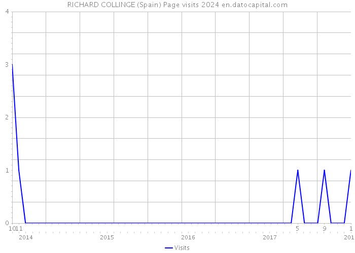 RICHARD COLLINGE (Spain) Page visits 2024 