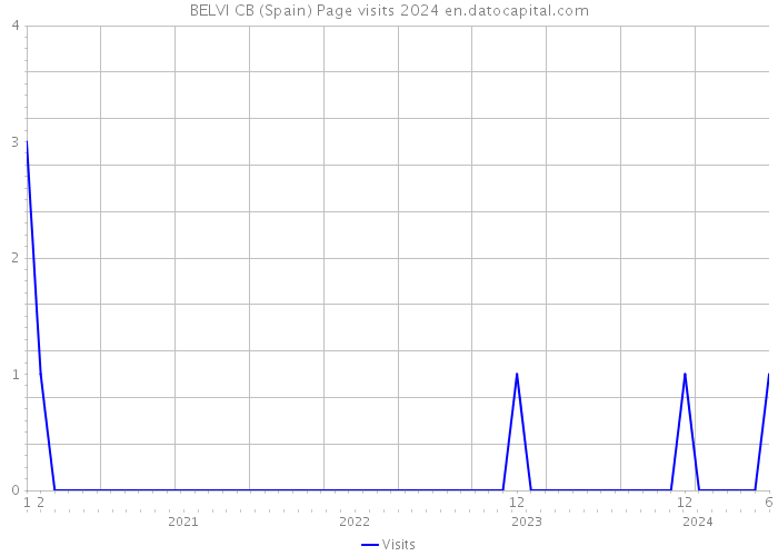 BELVI CB (Spain) Page visits 2024 