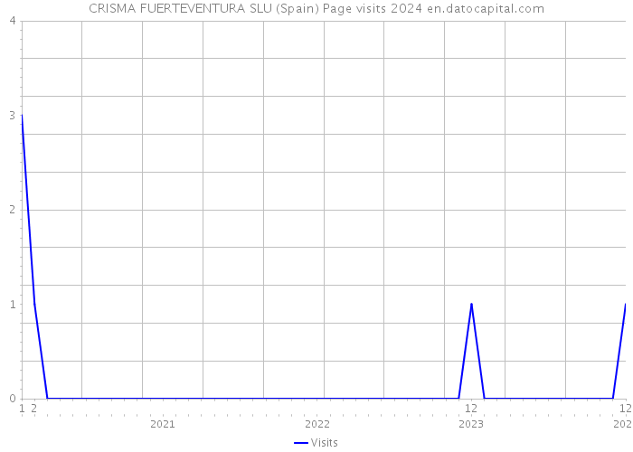 CRISMA FUERTEVENTURA SLU (Spain) Page visits 2024 