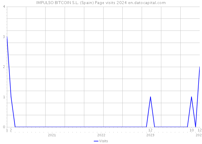 IMPULSO BITCOIN S.L. (Spain) Page visits 2024 
