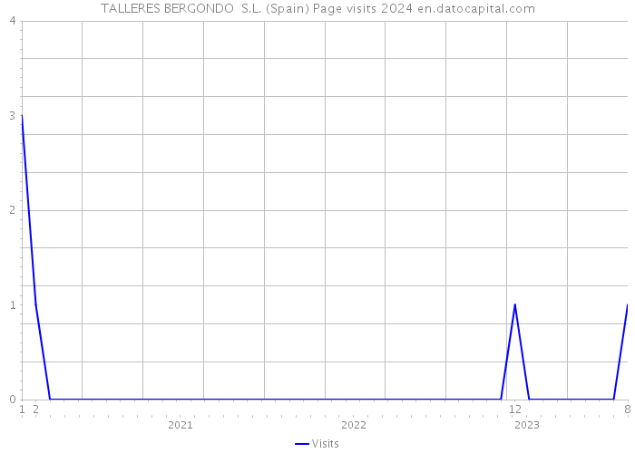 TALLERES BERGONDO S.L. (Spain) Page visits 2024 