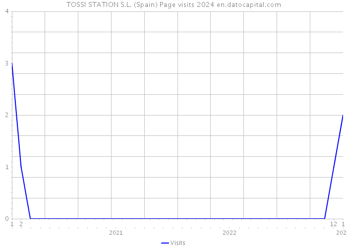 TOSSI STATION S.L. (Spain) Page visits 2024 