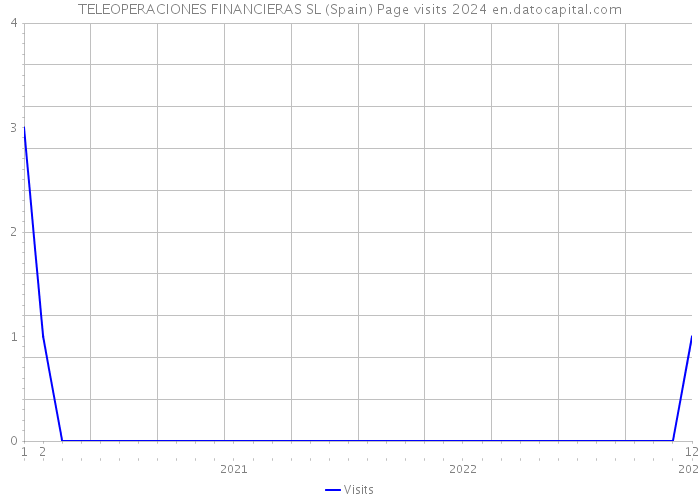 TELEOPERACIONES FINANCIERAS SL (Spain) Page visits 2024 