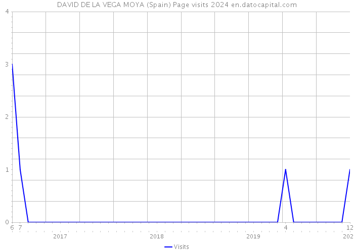 DAVID DE LA VEGA MOYA (Spain) Page visits 2024 