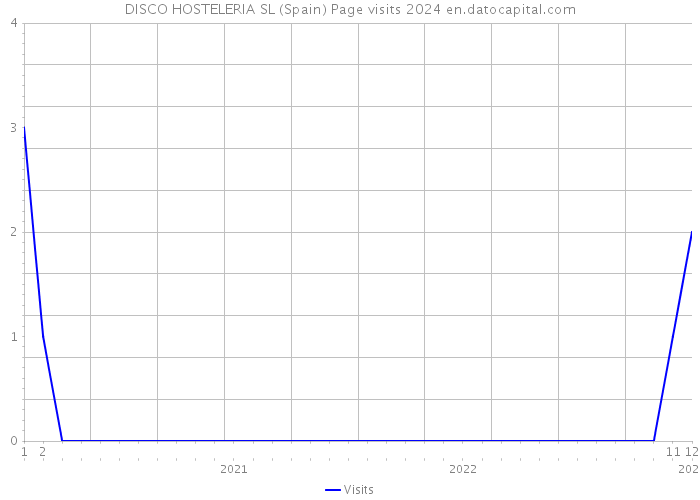 DISCO HOSTELERIA SL (Spain) Page visits 2024 