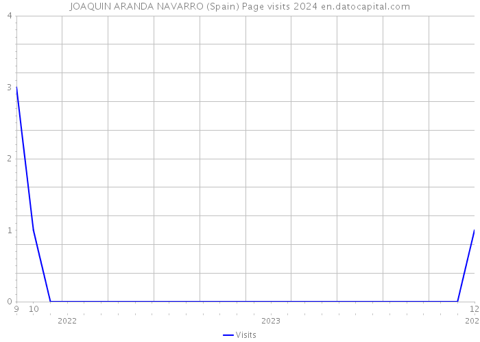 JOAQUIN ARANDA NAVARRO (Spain) Page visits 2024 