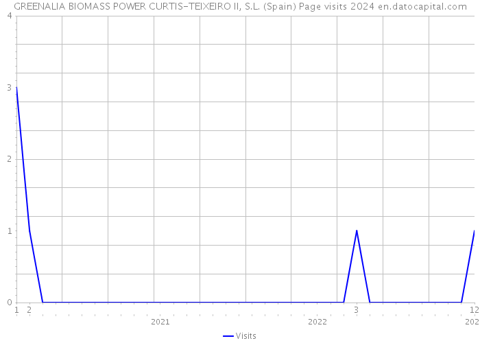 GREENALIA BIOMASS POWER CURTIS-TEIXEIRO II, S.L. (Spain) Page visits 2024 