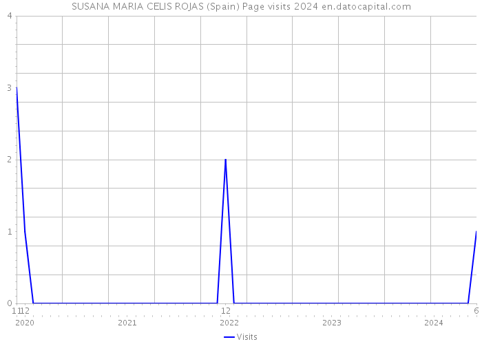 SUSANA MARIA CELIS ROJAS (Spain) Page visits 2024 