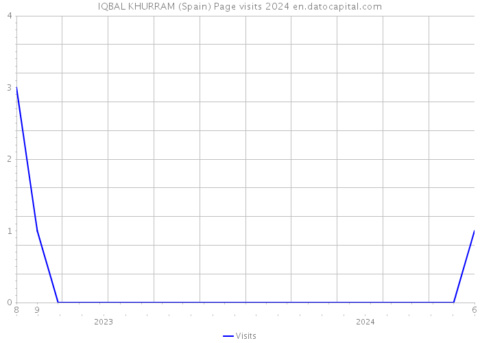 IQBAL KHURRAM (Spain) Page visits 2024 