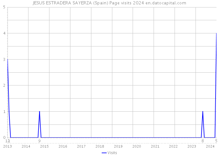 JESUS ESTRADERA SAYERZA (Spain) Page visits 2024 