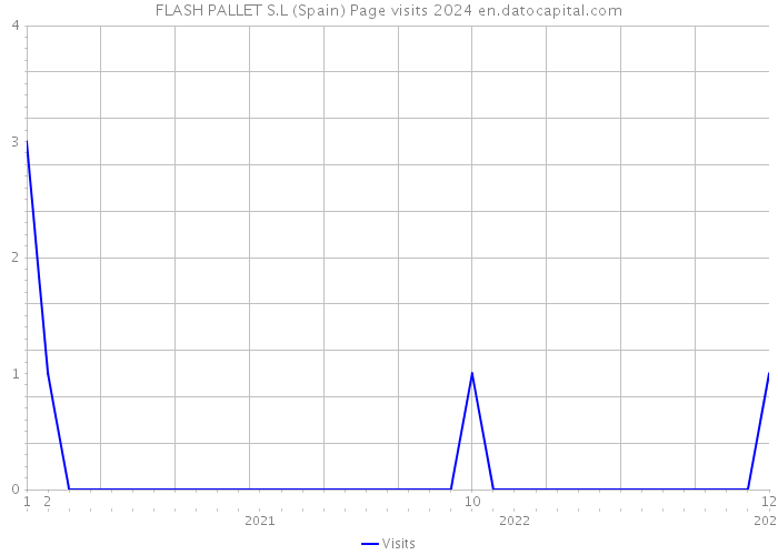 FLASH PALLET S.L (Spain) Page visits 2024 