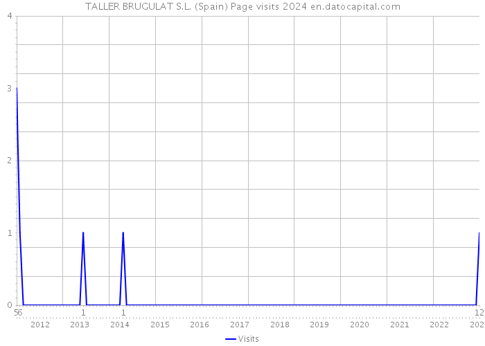 TALLER BRUGULAT S.L. (Spain) Page visits 2024 