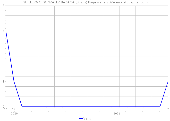 GUILLERMO GONZALEZ BAZAGA (Spain) Page visits 2024 