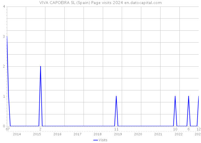 VIVA CAPOEIRA SL (Spain) Page visits 2024 