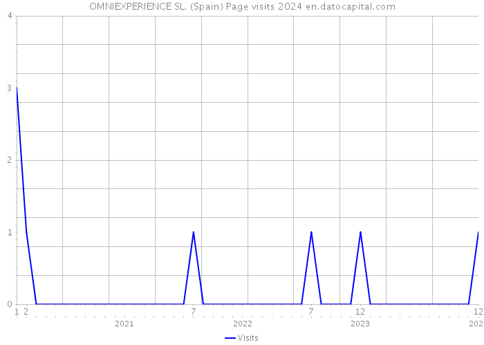 OMNIEXPERIENCE SL. (Spain) Page visits 2024 