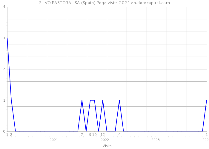 SILVO PASTORAL SA (Spain) Page visits 2024 