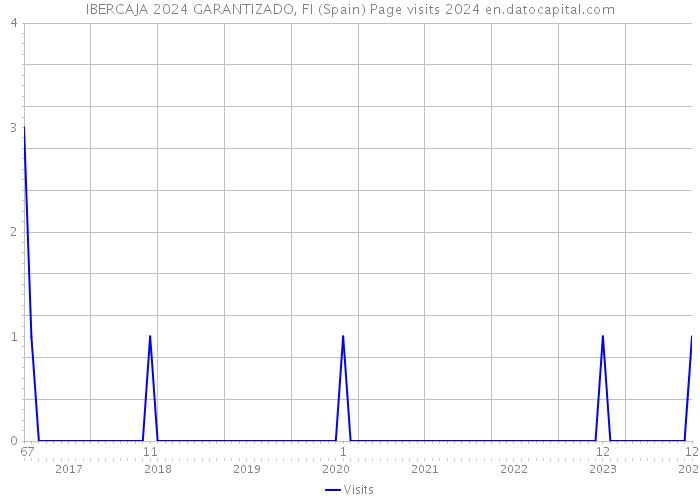 IBERCAJA 2024 GARANTIZADO, FI (Spain) Page visits 2024 