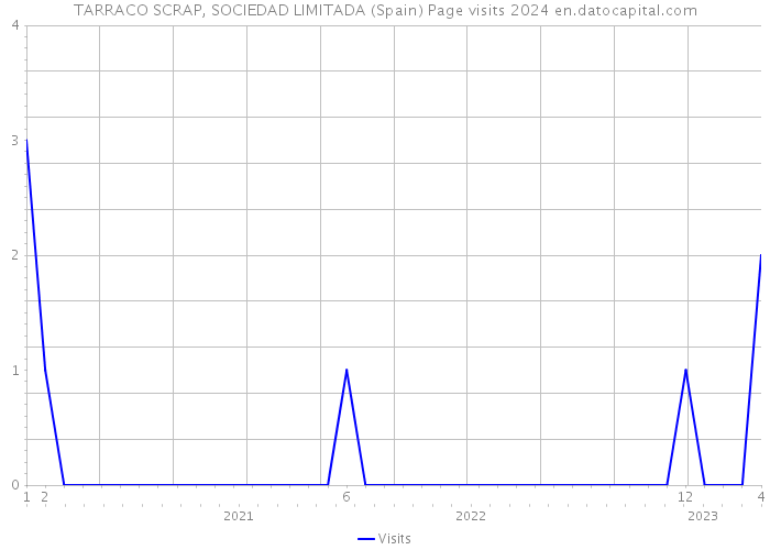 TARRACO SCRAP, SOCIEDAD LIMITADA (Spain) Page visits 2024 