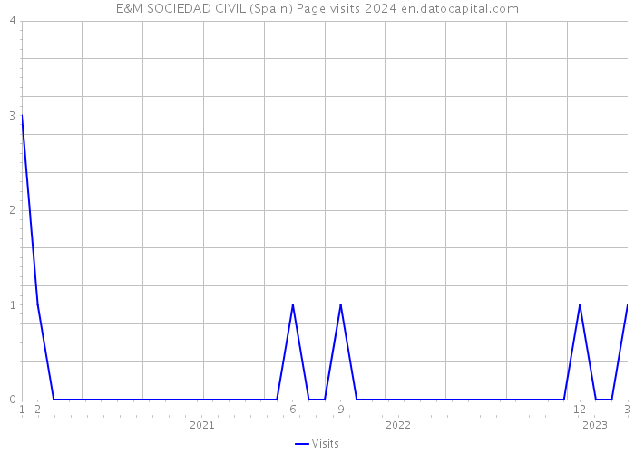 E&M SOCIEDAD CIVIL (Spain) Page visits 2024 