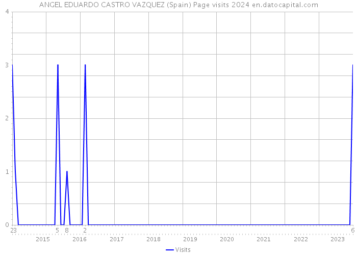 ANGEL EDUARDO CASTRO VAZQUEZ (Spain) Page visits 2024 