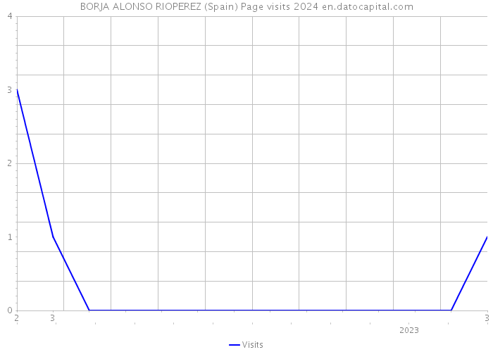 BORJA ALONSO RIOPEREZ (Spain) Page visits 2024 