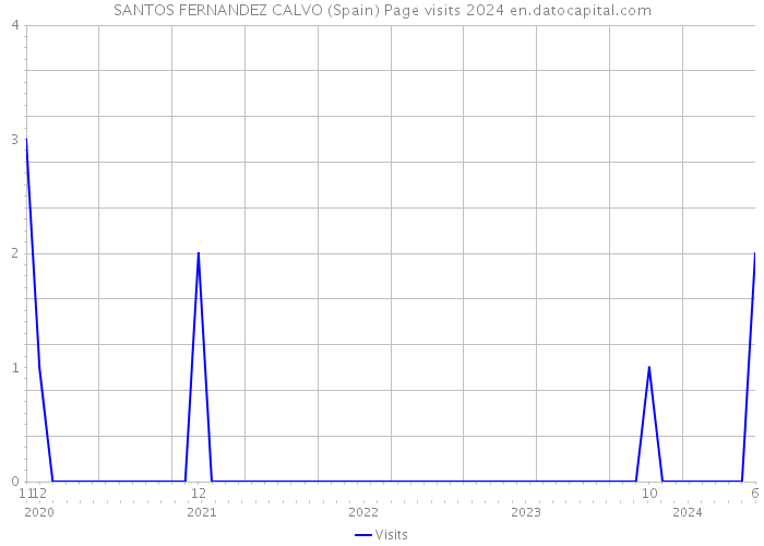 SANTOS FERNANDEZ CALVO (Spain) Page visits 2024 