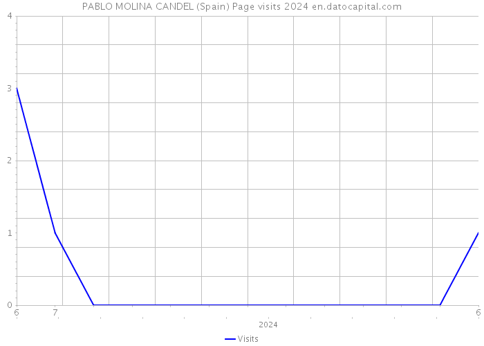 PABLO MOLINA CANDEL (Spain) Page visits 2024 