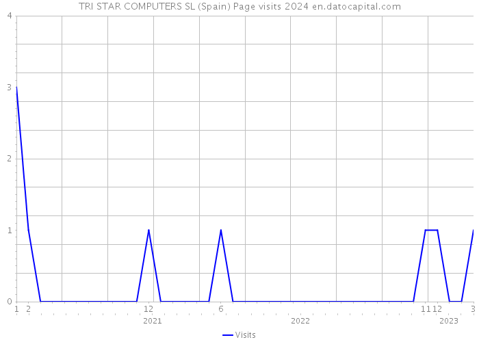 TRI STAR COMPUTERS SL (Spain) Page visits 2024 