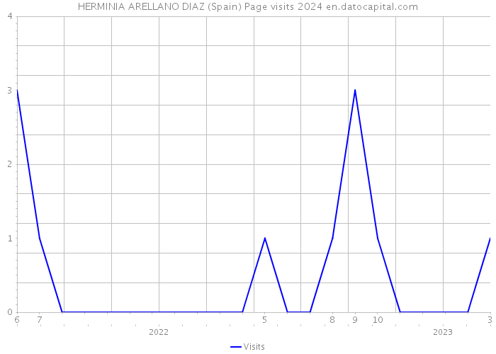 HERMINIA ARELLANO DIAZ (Spain) Page visits 2024 