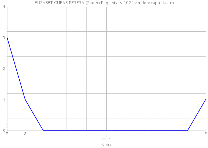 ELISABET CUBAS PERERA (Spain) Page visits 2024 