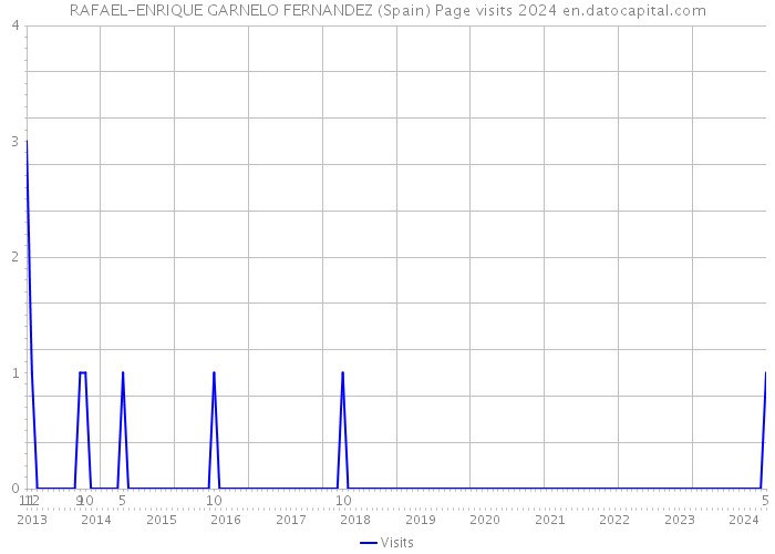 RAFAEL-ENRIQUE GARNELO FERNANDEZ (Spain) Page visits 2024 