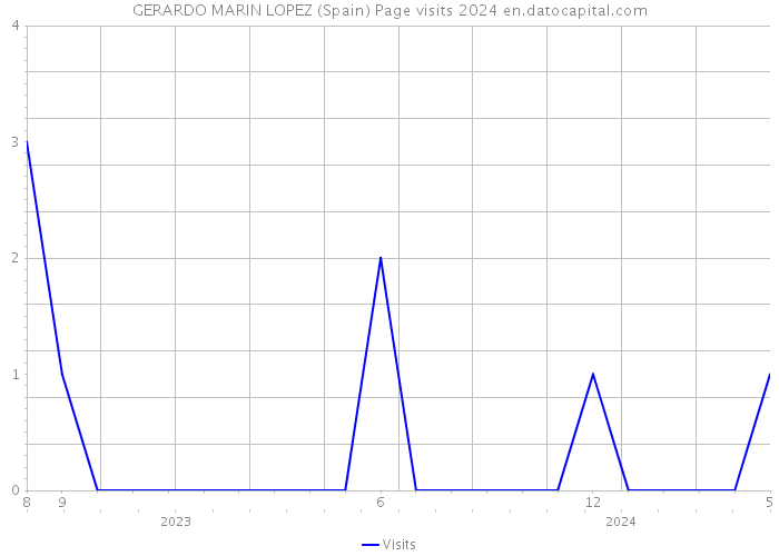GERARDO MARIN LOPEZ (Spain) Page visits 2024 