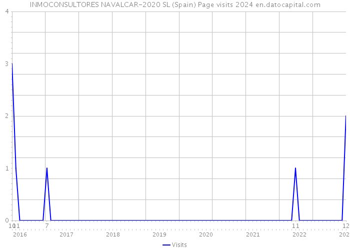 INMOCONSULTORES NAVALCAR-2020 SL (Spain) Page visits 2024 