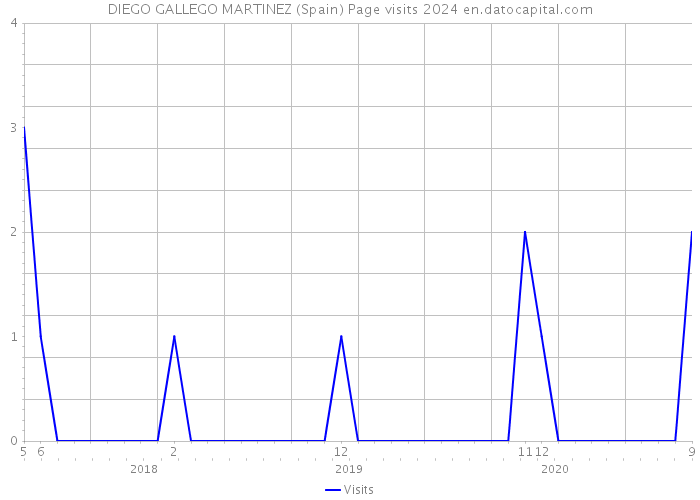DIEGO GALLEGO MARTINEZ (Spain) Page visits 2024 