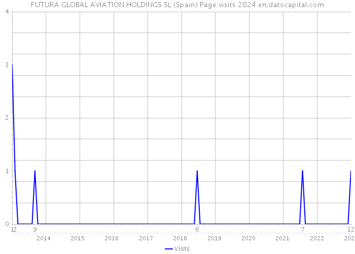 FUTURA GLOBAL AVIATION HOLDINGS SL (Spain) Page visits 2024 