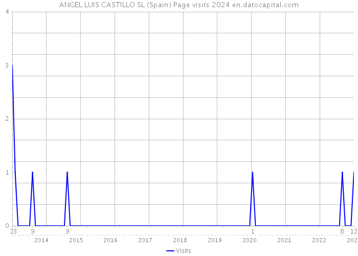 ANGEL LUIS CASTILLO SL (Spain) Page visits 2024 
