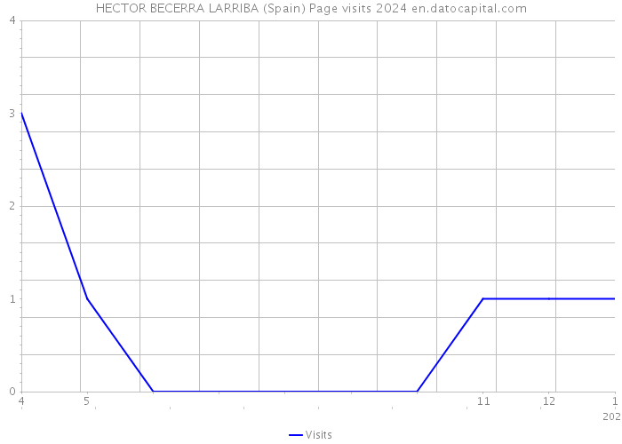 HECTOR BECERRA LARRIBA (Spain) Page visits 2024 