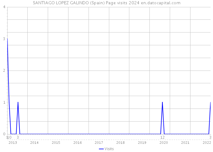 SANTIAGO LOPEZ GALINDO (Spain) Page visits 2024 