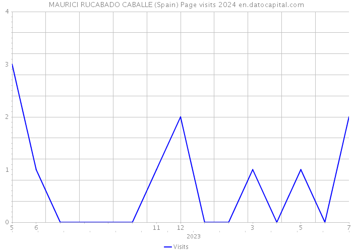 MAURICI RUCABADO CABALLE (Spain) Page visits 2024 