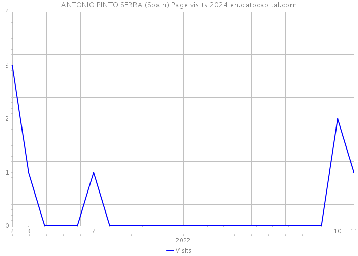 ANTONIO PINTO SERRA (Spain) Page visits 2024 