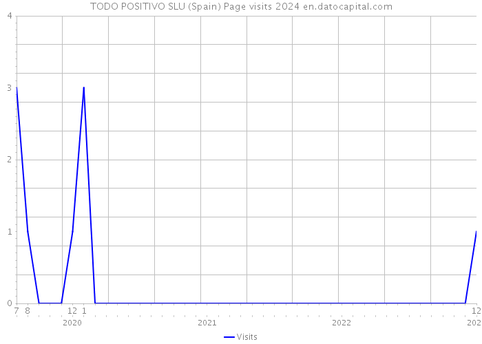 TODO POSITIVO SLU (Spain) Page visits 2024 